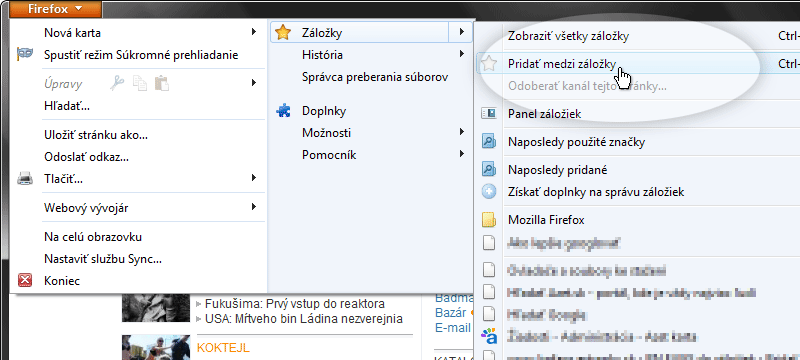 Firefox krok č.1